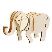 木製3Dパズル ゾウ 58731