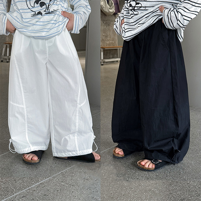 2026春夏※無地 ロングパンツ 切替デザイン 薄手 子供用 防蚊パンツ 男の子