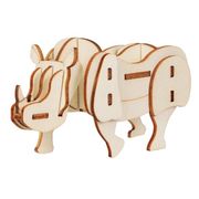 木製3Dパズル サイ 58732