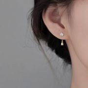 通勤用ピアス、気質イヤリング、 ポストsilver925 、ファッションアクセサリー、金属アレルギー対応