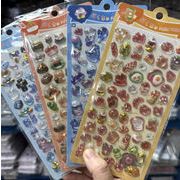 3Dシール    手芸DIY  手帳シール ステッカー    精美 ク   立体シール