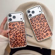 iPhone17スマホケース iPhone case  iphone17/16/15/14/13 ヒョウ柄 携帯カバー