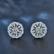 モアサナイトピアス 0.5ct レディース 925シルバー ジュエリー 耳飾り アクセサリー 大人可愛い キラキラ