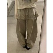今季マストバイ デザイン おしゃれ  フリル  リボン  スタイルアップ   カジュアルパンツ