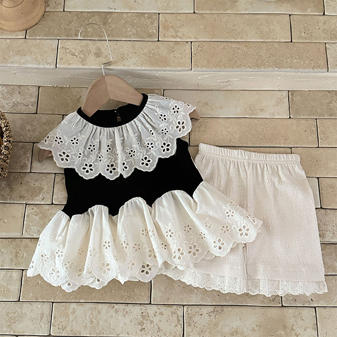 2026夏服※LQY☆ノースリーブ イレギュラーヘム トップスワンピース OR ショートパンツ