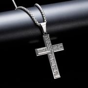 ステンレスネックレス SUS316L ピアス ジュエリー メンズ  十字架ネックレスチェーン★超新作2026年4月