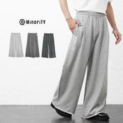 【春の新作】スウェット2タックワイドスラックス/MinoriTY