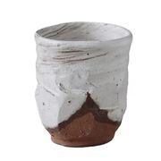 削落 粉引 寿司湯呑【貼箱入り】[美濃焼]