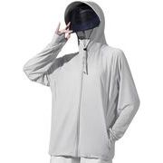 【レンズ付き】 ラッシュガード uvカット パーカー レディース  日焼け止め  通気 フード付き 指穴あり