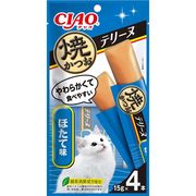 [いなばペットフード] CIAO 焼かつおテリーヌ ほたて味 15g×4本