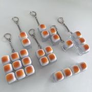 ins人気キーホルダー減圧おもちゃ PVC キーリング ストレス解消触感いい ハンドメイド雑貨LF