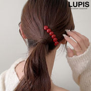 ヘアアクセサリー ヘアクリップ ハート 6連 かわいい 大人っぽ ガーリー 深みカラー レトロ 華やか