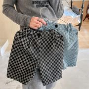 2026新作 韓国子供服 ベビー服  キッズ男女兼用 七分丈パンツ 2色  80cm-130cm