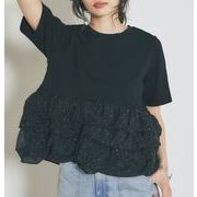 2026年INS 夏新作  デザイン  気質　韓国風　トップス Ｔシャツ