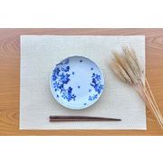 墨桜　三角5.0皿 16cm【美濃焼 小皿　取り皿 和食器 50皿】東海平野商事