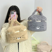ファッション雑貨★ぬいぐるみ調メイクポーチ 収納バッグ 収納ポーチ ふわふわポーチ