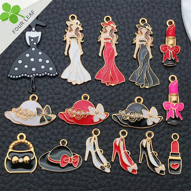 服 帽子 アクセサリーパーツ デコパーツ 貼り付けパーツ ペンダント 合金パーツ ハンドメイド DIY
