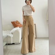 2026年 夏新作　気質 無地 パンツ