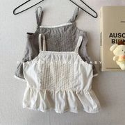 2026春夏新作  韓国子供服　キッズ　女の子　トップス　キャミソール　2色　80~130CM DC