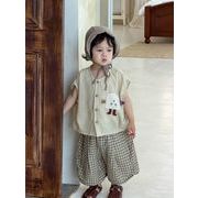 2026夏新作 韓国風子供服 キッズ服 ベビー服 男の子 トップス&ズボン 分けて販売 73~110CM