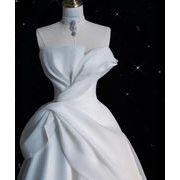 結婚式・司会者用ワンピース・花嫁ウェディングドレス・パーティードレス・披露宴/写真撮影  ロングドレス