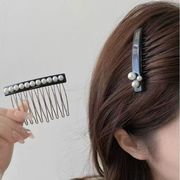 パールヘアコーム　ヘアアクセサリー　レディース　デザイン　韓国風　髪飾り