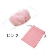 潤いシルクのおやすみマスク ピンク