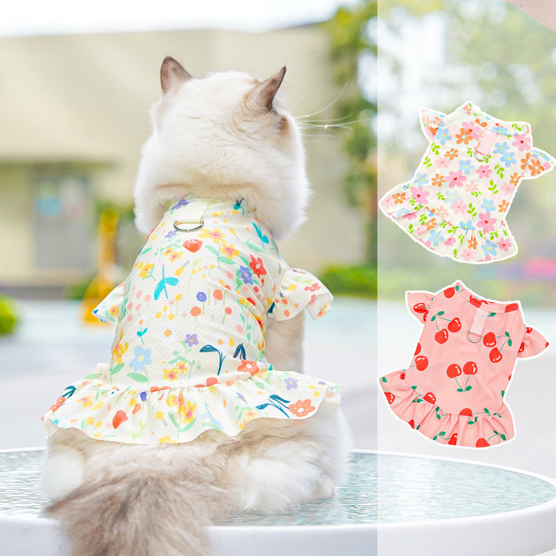 夏新作 ペット服 犬の服 猫服 犬服 ドッグウエア ペット用品 犬用 ワンピース