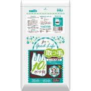 取っ手付ポリ袋１０Ｌ３０枚　ＴＹ１０ 【 ハウスホールドジャパン 】 【 ポリ袋・レジ袋 】