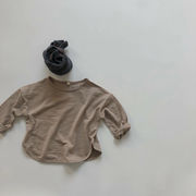 Tシャツ 子供用 長袖 無地 快適 BYMA1535