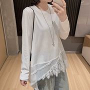 レース切替 ロングスリーブTシャツ