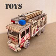景品 玩具 おもちゃ 縁日 お祭り イベント 子ども会 子供会 車 消防車 木の消防車 働く車