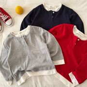 2026秋新品  韓国風 子供服　トップス  DC  90-150cm  3色