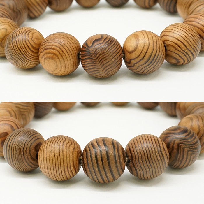 寛永 屋久杉 12mm ブレスレット 鹿児島県産 KANEI YAKUSUGI 薩摩藩伐採