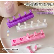 新作 カラー無磁ネイル練習用チップスタンドセット 初心者向け つけ爪ディスプレイ道具