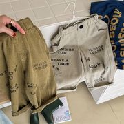 2026秋※SHENJ☆キッズ ウォッシュドコットン リラックスパンツ 男女兼用