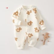 2026新作　ベビー服 秋冬用 コットン  ロンパース  新生児 男女兼用 中綿入り 暖かい コート