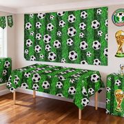 2026 ワールドカップ 装飾品サッカーテーブルクロ  パーティー装飾 サッカー背景布 バー装飾　World Cup