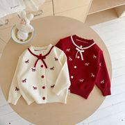 韓国風　子供セーター　ニット　 重ね着　セーター　春秋物