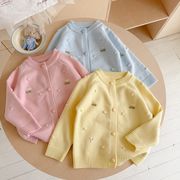 韓国風　子供セーター　ニット　 重ね着　セーター　春秋物