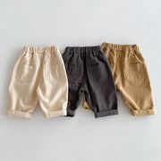 2026秋※YY☆無地ポケット付きロングパンツ キッズ 男女兼用
