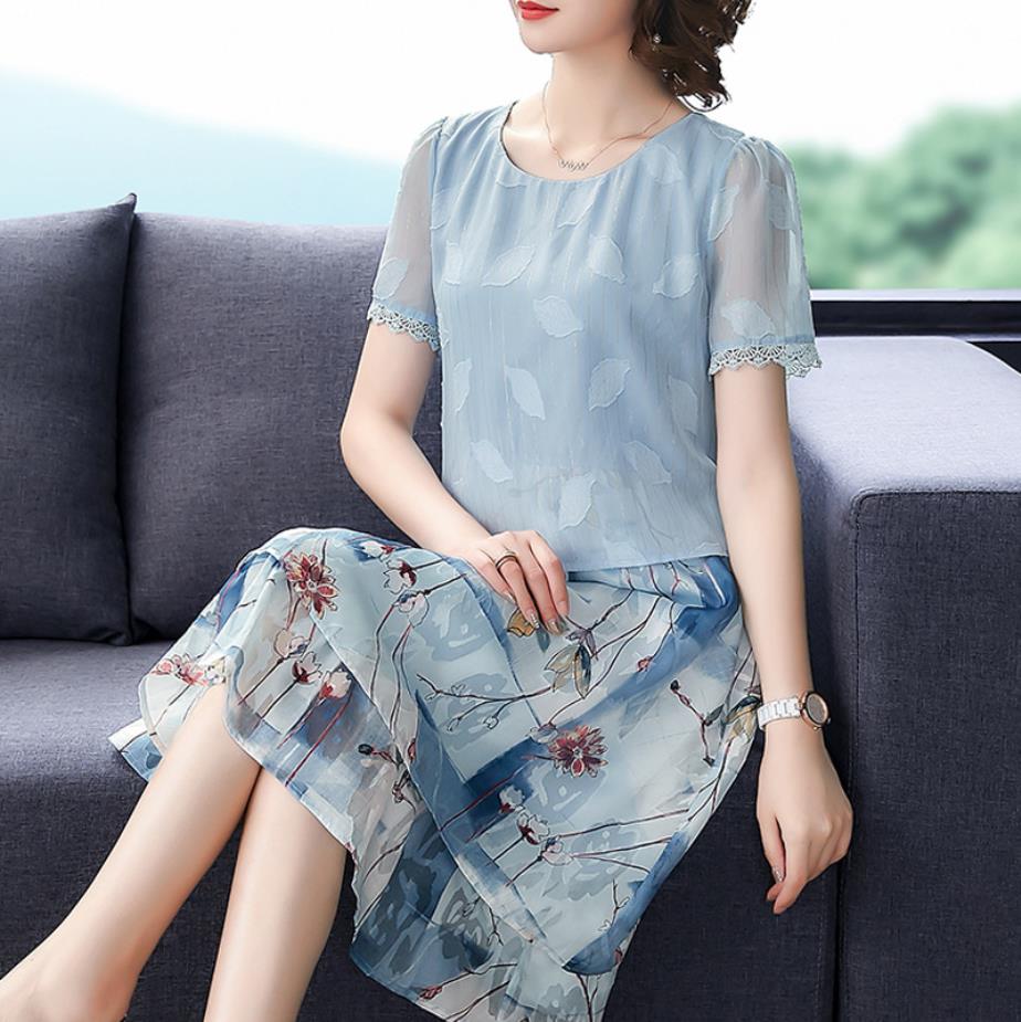 特価★結婚式  パーティー 大人上品感 夏涼感 清潔感 重ねる風ドレスワンピース